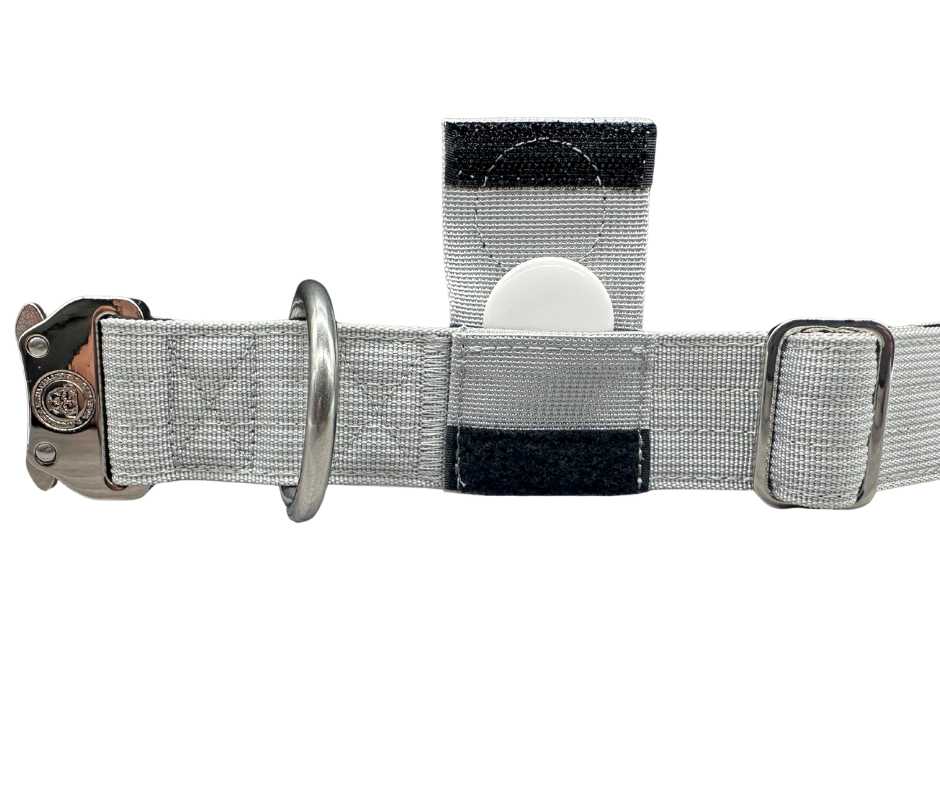 4cm Nylon BTactical™ Tracker Collar | Misty Grey
