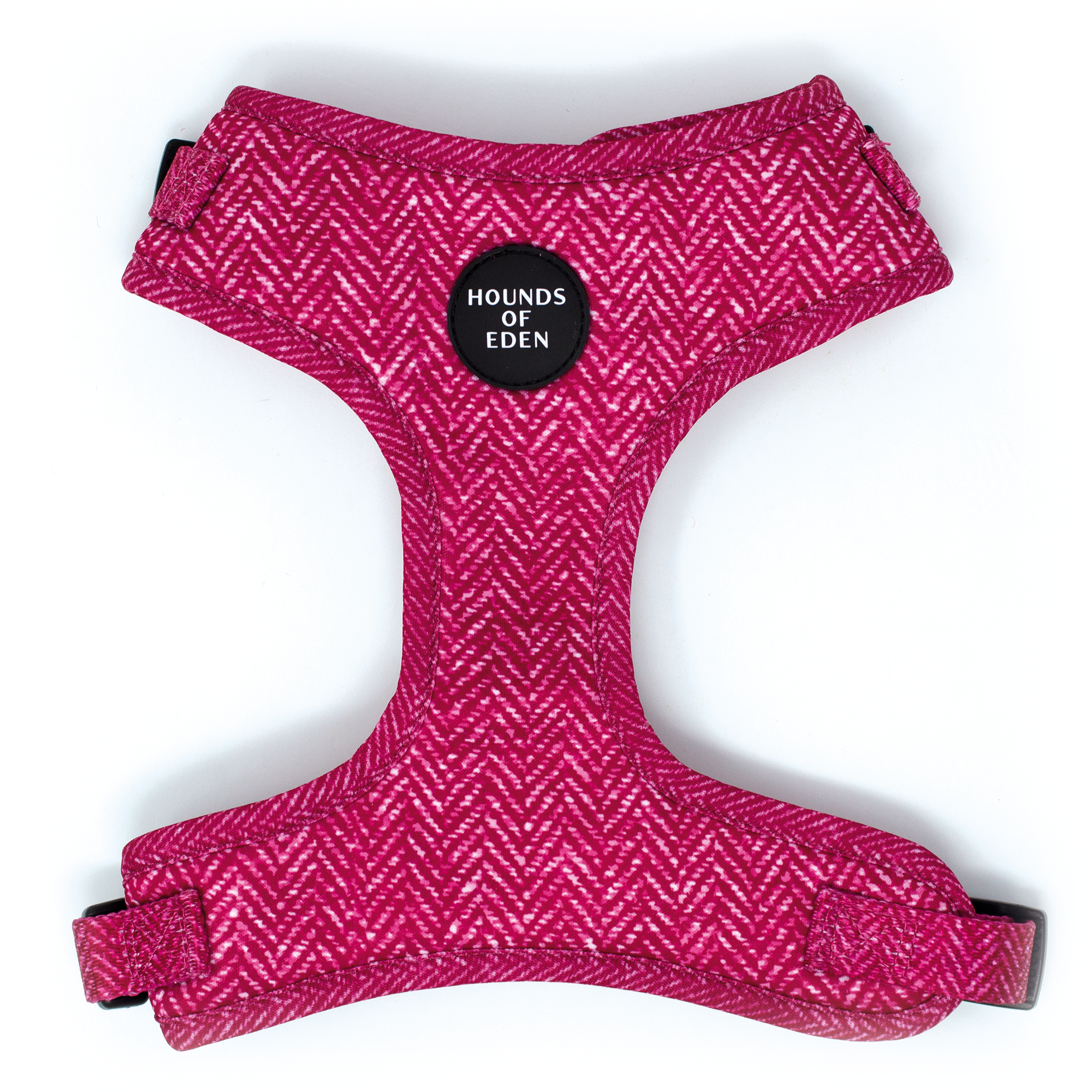 'Bella' - Pink Herringbone Dog Harness