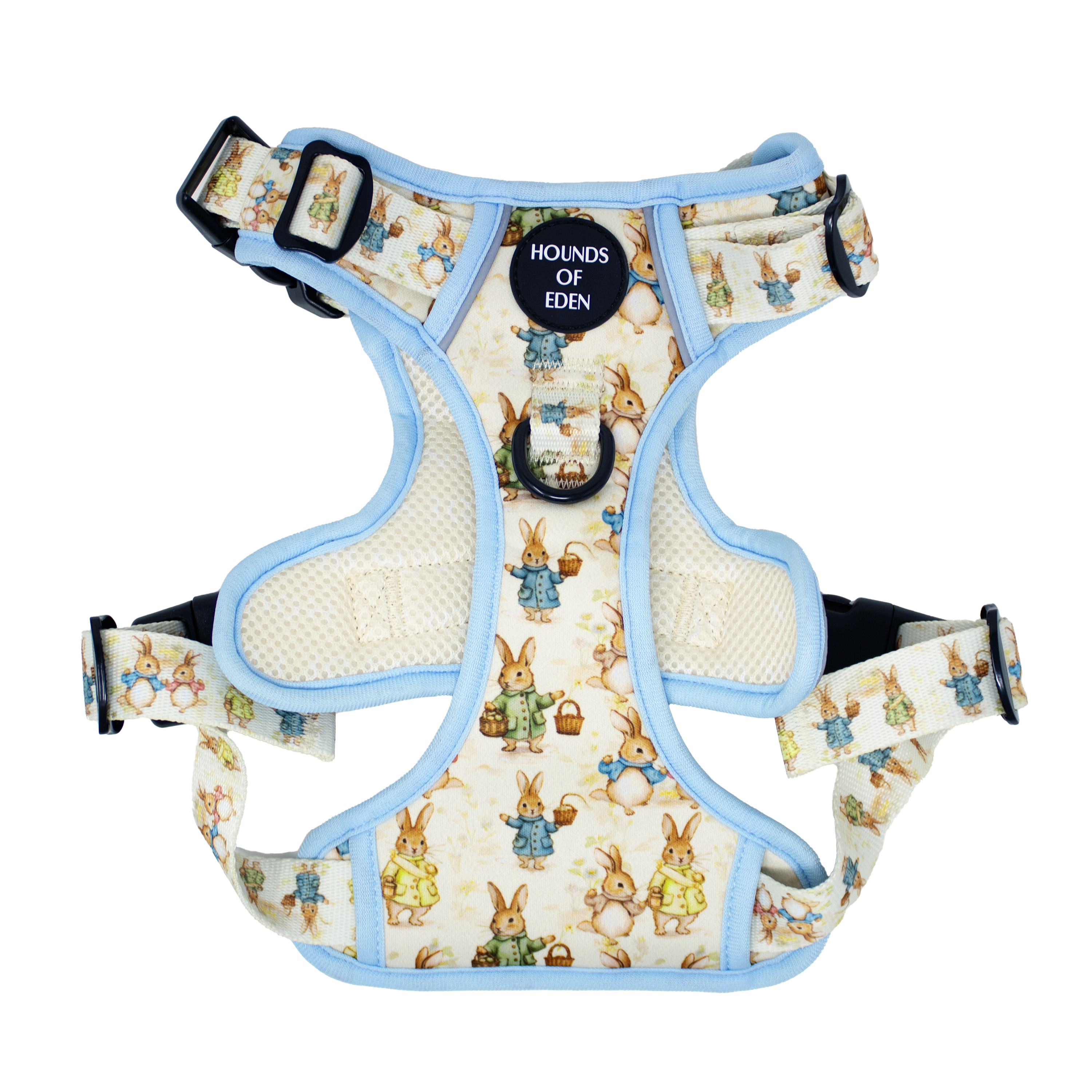 Bunny Tales - Blue, Dog Supaw Strong™ Lite Harness (XS-XL)