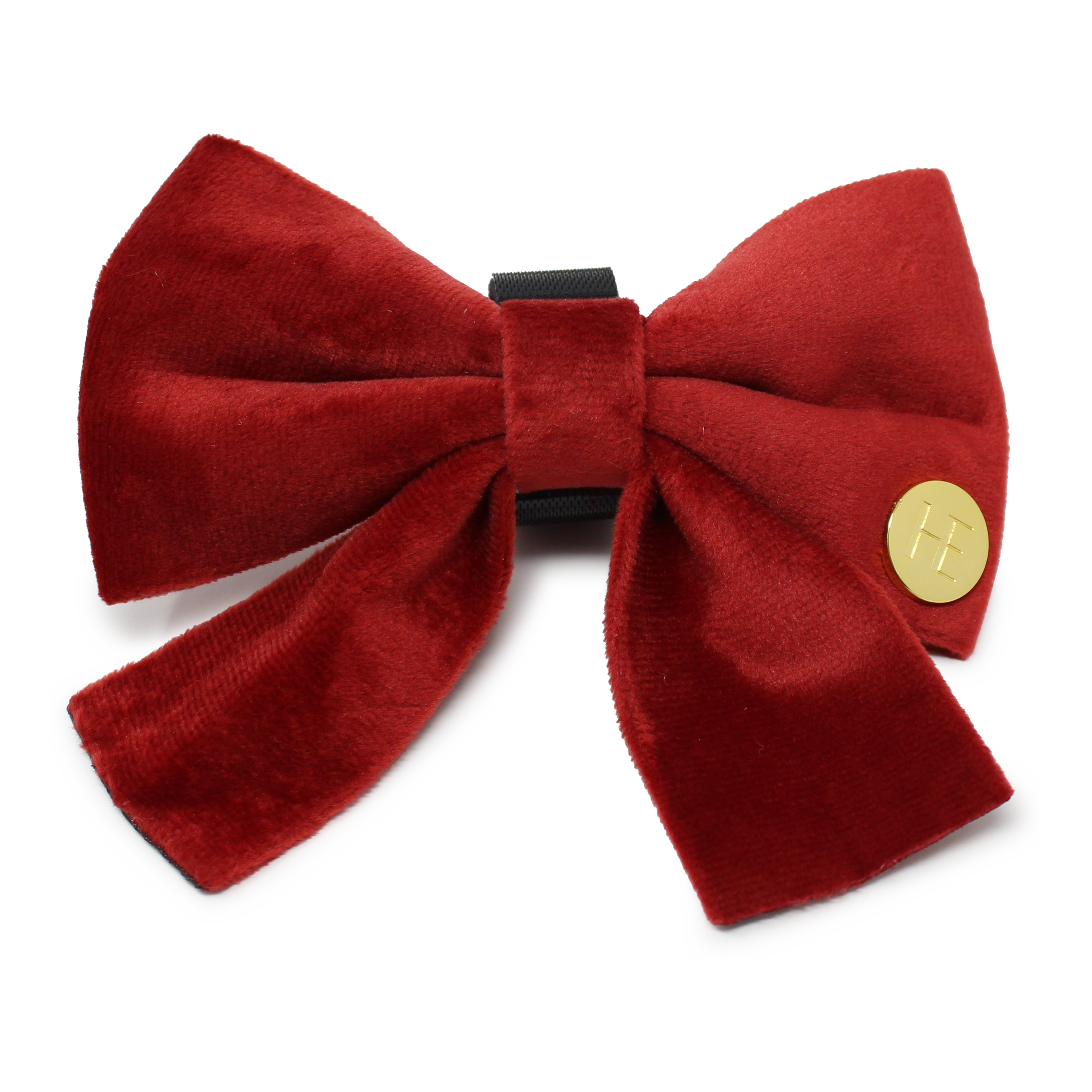 Ruby Red Velvet Sailor Bow Tie