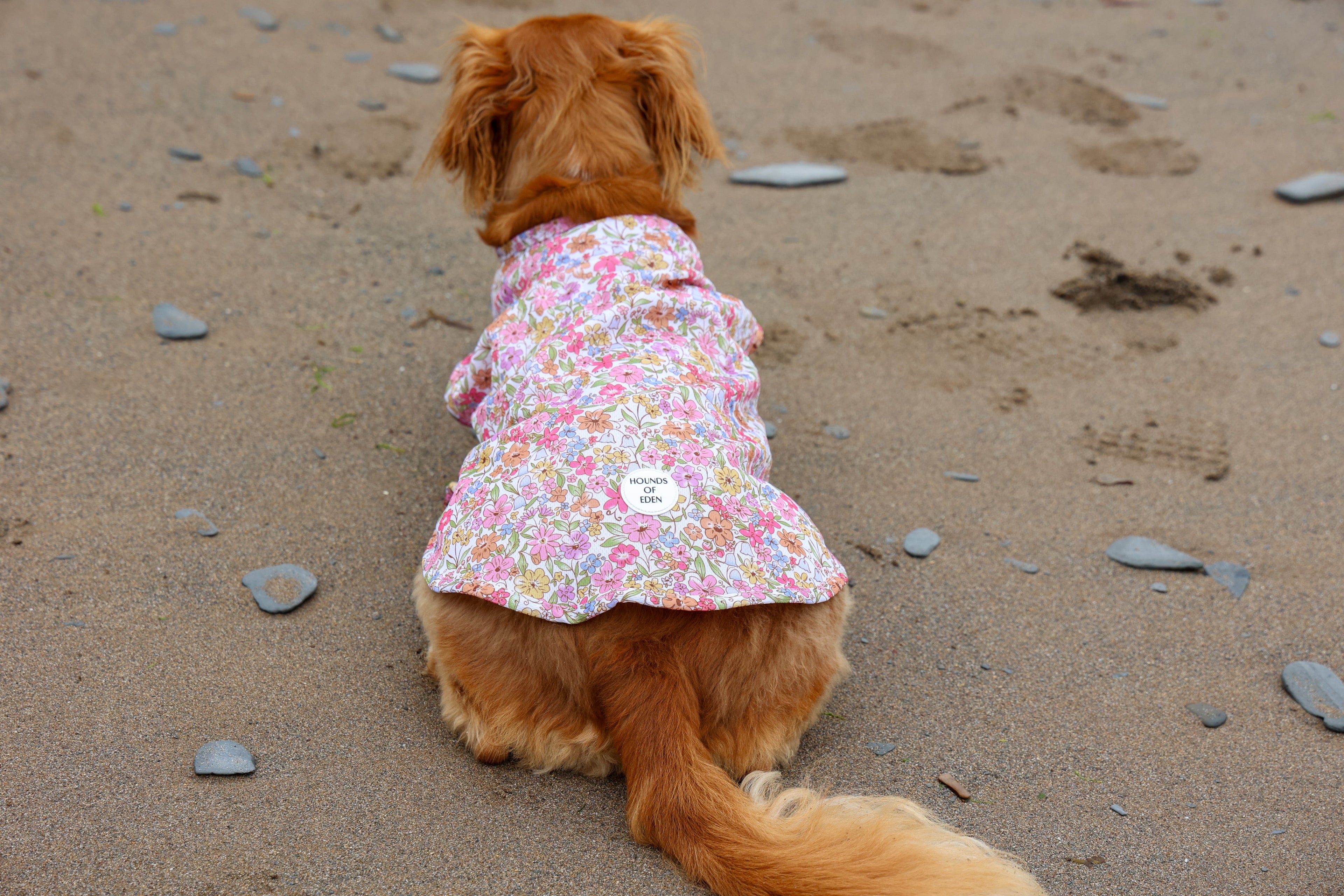 Pastal Petals Dog Cooling Vest