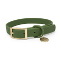 Vegan Forest Green 'All Weather' Dog Collar