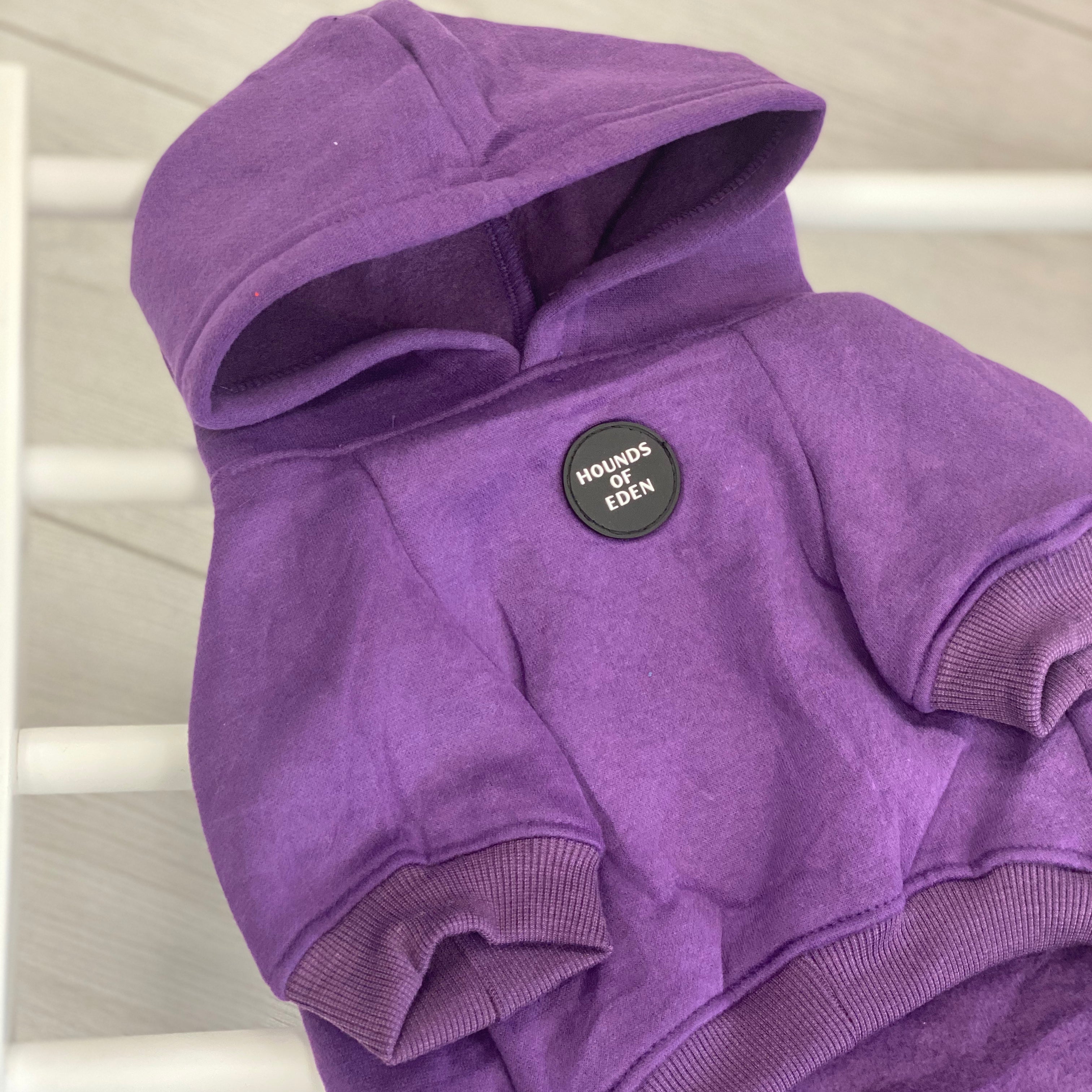 Dog Hoodie - Purple