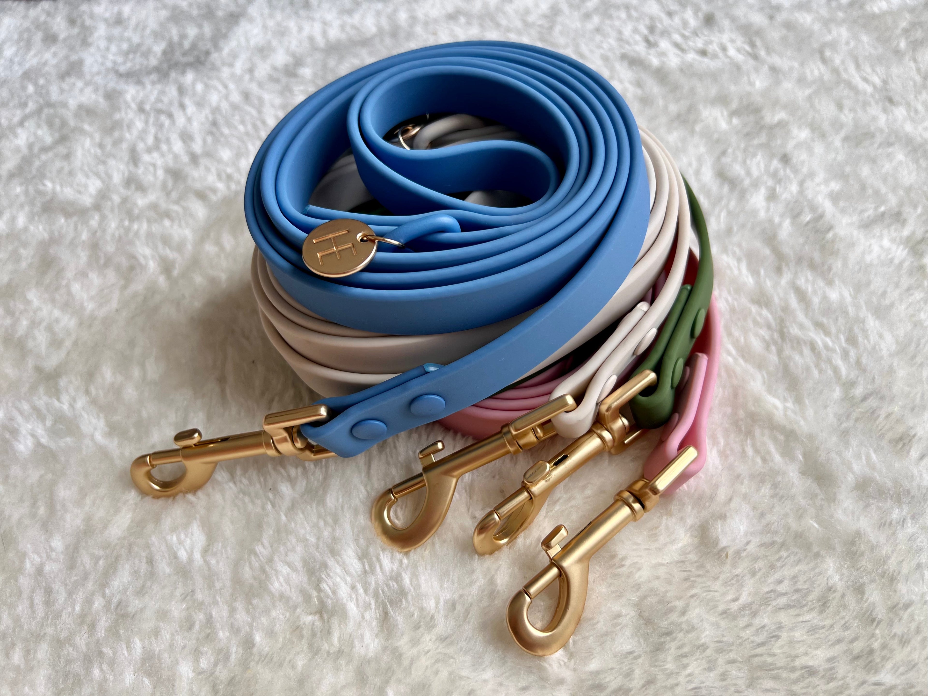 Lichen Blue 'All Weather' Dog Lead