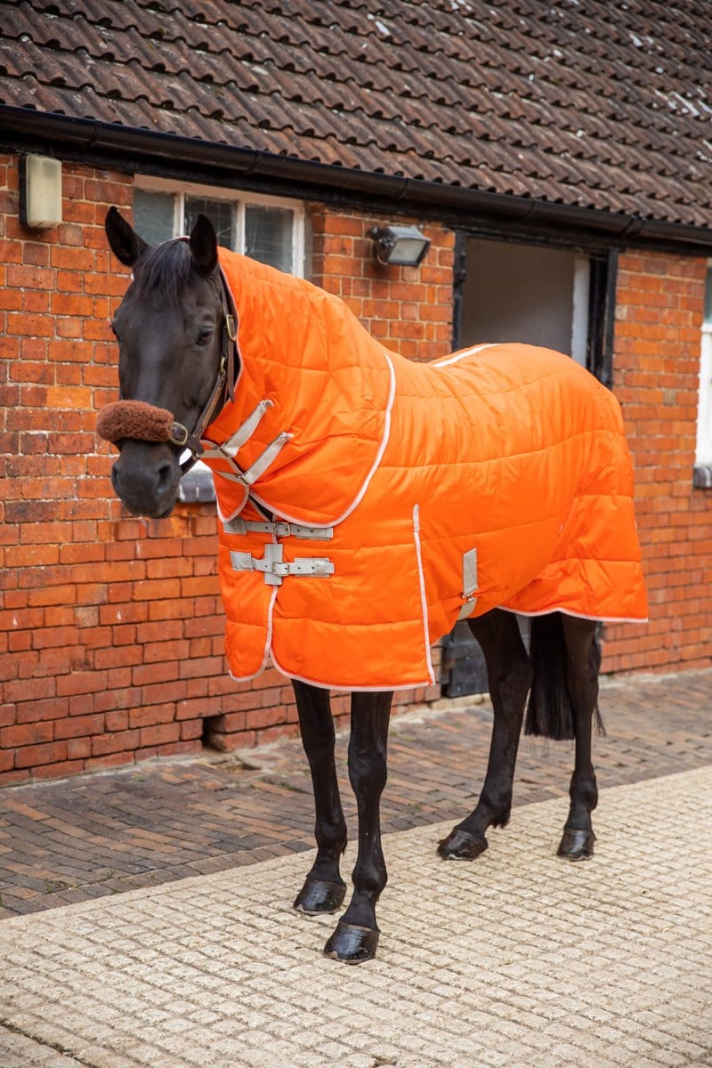 200g Stable Rug With Detachable Neck - Orange
