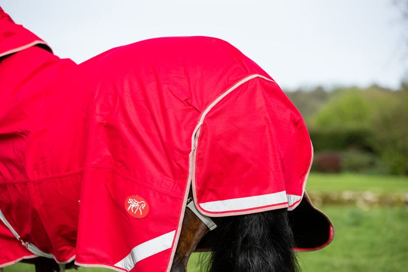 WIDE FIT 100g Detachable Neck Turnout Rug - Red